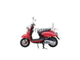 Скутер Vento (Венто) VMC RETRO 49cc (150) сигнализация MATTE RED